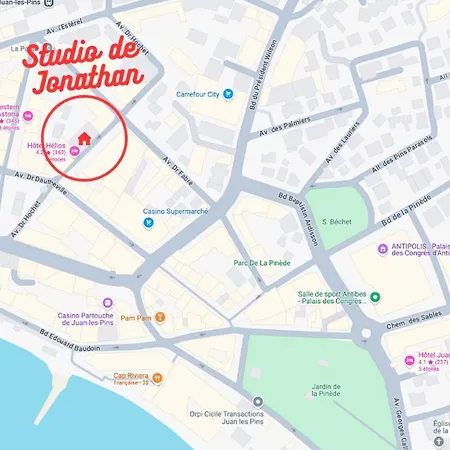De Jonathan - Refait A Neuf - A 200m Apartment Juan-les-Pins